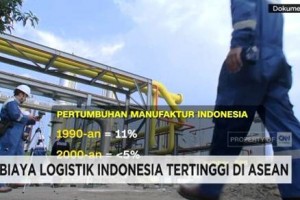Logistik Indonesia Tertinggi di Asean      
